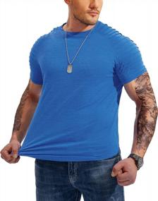 img 3 attached to Men'S Pinkbomb Muscle T-Shirts: Fashionable Athletic Tee For Workout & Gym - Slim Fit!