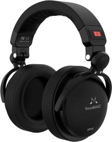 img 4 attached to 🎧 SoundMAGIC HP151: Стереоушники HiFi аудиофильского качества с шумоизоляцией и складным дизайном - черные