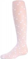 adorable sheer floral lace tights for girls - memoi sweet blossoms collection logo