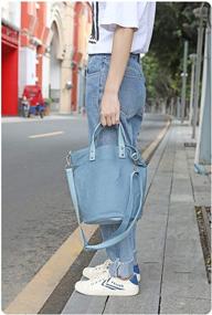 img 2 attached to Jeelow Handbag Shoulder Crossbody Pockets Women's Handbags & Wallets : Totes