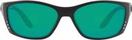 costa del mar men's fisch rectangular sunglasses logo
