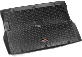 img 4 attached to Rugged Ridge 12975.11 Black Cargo Floor Liner 🚙 for 1976-1986 Jeep CJ-7, 1987-1995 Wrangler, and 1997-2006 Wrangler TJ/LJ