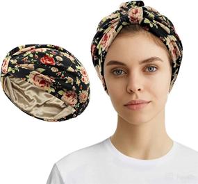 img 4 attached to 💤 QMSILR Natural Sleep Bonnet with Stylish Knot