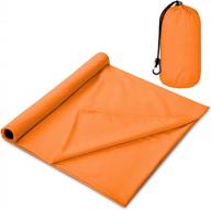 ultralight polyester or microfiber cotton feel sleeping bag liner - the friendly swede travel sheet, hotel sleep sack, camping sheets for adults with stuff sack and pocket-size design логотип