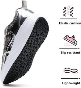 img 2 attached to Kkdom Lightweight Platform Athletic Sneakers Women's Shoes via Athletic