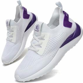 img 4 attached to 👟 Ultimate Comfort and Performance: Women's Breathable Lightweight Athletic Sneakers for Running and Walking