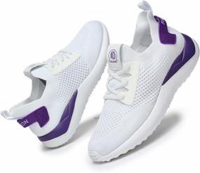 img 2 attached to 👟 Ultimate Comfort and Performance: Women's Breathable Lightweight Athletic Sneakers for Running and Walking