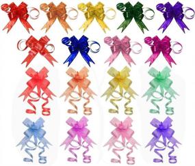 img 4 attached to 🎁 Penta Angel 170Pcs 17 Colors String Bows: Perfect Gift Knot Ribbon Decoration for Birthdays, Weddings, Christmas, New Year Parties - 1.8cm Width