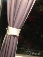 img 1 attached to Melodieux Set Of 2 Ombre Semi Sheer Curtains 84 Inches Long For Living Room, Linen Textured Grey White Vertical Gradient Grommet Voile Drapes, 52 By 84 Inch review by Justin Ott
