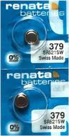 ⌚ high-power performance: #379 renata watch batteries - pack of 2 логотип