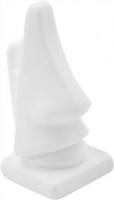 img 4 attached to Stay Organized And Stylish: Torre & Tagus 900843 White Leon Nose Eyeglass Holder