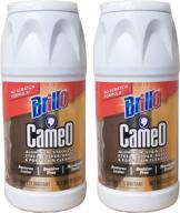 🌟 cameo aluminum & stainless steel cleaner - highly effective 10 oz - 2 pk for spotless shine and long-lasting protection logo