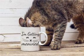img 1 attached to I'M Getting Meowied" 11Oz Ceramic Mug For Cat Lovers: Perfect Engagement Gift & Office Announcement For Future Wives And Wedding Planners - Bridal Shower Must-Have By Cbt Mugs