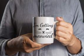 img 3 attached to I'M Getting Meowied" 11Oz Ceramic Mug For Cat Lovers: Perfect Engagement Gift & Office Announcement For Future Wives And Wedding Planners - Bridal Shower Must-Have By Cbt Mugs