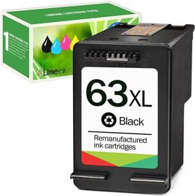 img 4 attached to Limeink 1 Black Remanufactured Ink Cartridge 63XL 63 XL High Yield for HP Envy 4512 4520 Deskjet 3632 2130 2132 1110 1111 3636 3637 1112 3630 3634 OfficeJet 3830 3833 4650 4652 4655 5255 5258 Printer - Value Pack