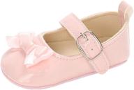 👠 flats: bowknot prewalker wedding girls' shoes for toddler sneakers логотип