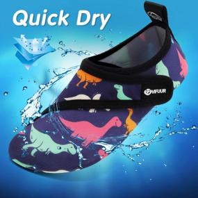 img 2 attached to VIFUUR Children'S Water Shoes: Quick-Dry Aqua Socks For Beach, Swimming, And Outdoor Sports - Perfect For Girls And Boys