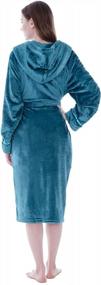 img 3 attached to Soft Plush Women'S Robe By PAVILIA: Warm Fleece Bathrobe With Cozy Satin Trim