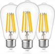 vintage style grensk dimmable led edison bulbs - 3 pack logo