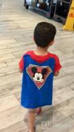 img 1 attached to Disney Boys' Mickey Mouse Super Short Sleeve Cape T-Shirt: Unleash Your Inner Superhero! review by Roman Palmer