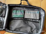 img 1 attached to Gray Medication Storage Bag With Fixed Pockets And Handle For Pills, Vitamins, And Medical Supplies - SITHON Travel Carrying Case Manager And Pill Bottle Organizer review by Alfonso Wilson