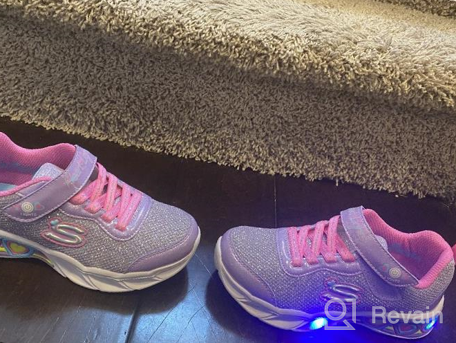 img 1 attached to 👟 Skechers Kids' Lighted Sneakers - Unisex Girls Sports Footwear, Size S review by Joseph Hamilton