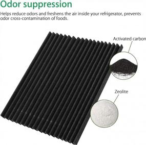 img 1 attached to Omaeon Carbon Activated Replacement Air Filter Compatible W/ Electrolux EAFCBF Refrigerator - Ultra PAULTRA 242047801, 242047804, 241754001 (4-Pack)