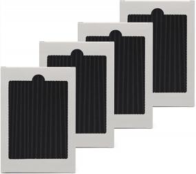 img 4 attached to Omaeon Carbon Activated Replacement Air Filter Compatible W/ Electrolux EAFCBF Refrigerator - Ultra PAULTRA 242047801, 242047804, 241754001 (4-Pack)