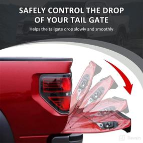 img 1 attached to 🚛 UOBMALL Truck Tailgate Assist Shock DZ43301 - Compatible with 09-18 Dodge Ram 1500 2500 3500, 2019 Ram 1500 Classic - Pickup Tailgate Lift Assist Kit