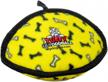 tuffy ultimate odd ball, durable dog toy (regular, yellow bone) logo