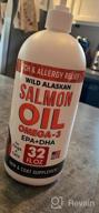 img 1 attached to Wild Alaskan Salmon Oil Omega 3 for Dogs - Enhancing Joint Health & Allergy Relief - 8oz Fish Oil for Pets - Promoting Skin and Coat Health - Shedding, Itch Relief - Omega 3 6 9 - EPA & DHA Fatty Acids review by Patrick Clifton