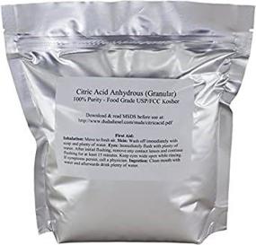 img 1 attached to Duda Energy 2lb Pure Citric Acid Food Grade Anhydrous 🍋 Fine Granular with FCC/USP Certification, Suitable for Use in Organic Products