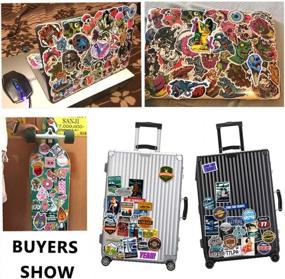 img 2 attached to 50Pcs Zombie Vinyl Sticker Pack For Adults Teens - Water Bottle Skater Kids Decal Set