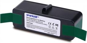 img 4 attached to Maximize Your IRobot'S Efficiency With SPARKOLE'S 5300MAh Extended Life Lithium Ion Battery For Roomba 500-800 Series