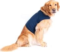 yepets anti-stress suit: comforting relaxation jacket for large dogs (navy blue, 95% cotton) логотип