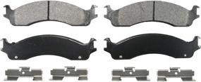 img 4 attached to Enhance Brake Performance with Wagner SevereDuty SX655 Semi-Metallic Disc Brake Pad Set