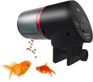 🐠 convenient usb rechargeable automatic fish feeder - reliable timer & food dispenser for aquarium or fish tank logo