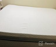 img 1 attached to Full Size Removable Cover Cool Gel Memory Foam Mattress Topper - Provides Comfort, Body Support, And Pressure Relief review by Aries Reed