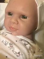 img 1 attached to Realistic IVITA 18-Inch Silicone Baby Boy Doll - Soft Full Body Reborn Newborn Toy review by Christopher Yap