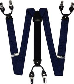 img 3 attached to 👔 GUSLESON Adjustable Pre Tied Suspenders 0102 10: Men's Accessories for Ties, Cummerbunds & Pocket Squares