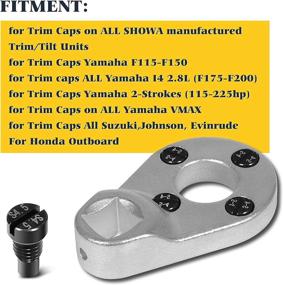 img 3 attached to 🛠️ MT0006-32mm x 4mm / 4.5mm V-SEK Outboard Trim/Tilt Pin Wrench (YB-06175-1A) for Yamaha, Suzuki, Johnson, Evinrude and Honda