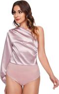 👗 soly hux women's shoulder-bodysuit leotard clothing at bodysuits logo