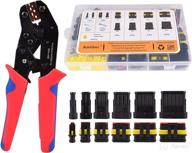 🔌 709-piece waterproof automotive wire connector kit with ratcheting wire crimper tool - includes 1/2/3/4/5/6 pin automotive electrical connectors for easy wire crimping логотип