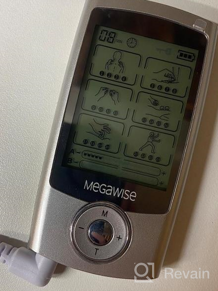 img 1 attached to MegaWise EMS TENS Unit: 48 Modes, 10 Premium Pads For Back Pain Relief Therapy - Dual Channel, Home Use With Gift Options review by Jonathan Germain