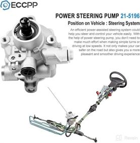 img 2 attached to ECCPP 21-5196 Power Steering Pump Fit for Subaru Impreza, Forester, Legacy, Outback (2010-2014)