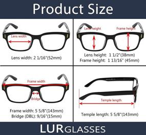 img 2 attached to 👓 Stylish 5 Pack of Reading Glasses for Fashionable Women