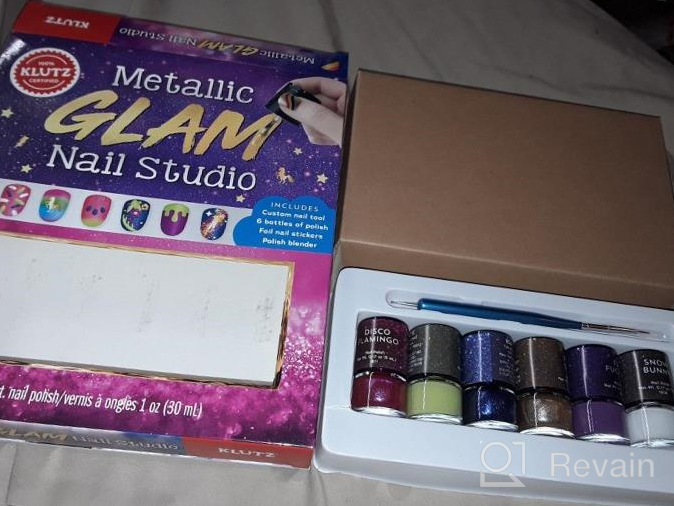 img 1 attached to Metallic Glam Nail Studio Kit By Klutz - Engaging Activity For Creativity And Fun review by Eddie Sanchez