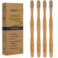 🎋 bamboo toothbrush with medium bristles - oral care pack logo