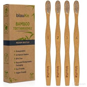 img 4 attached to 🎋 Bamboo Toothbrush with Medium Bristles - Oral Care Pack