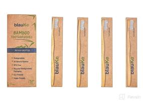 img 1 attached to 🎋 Bamboo Toothbrush with Medium Bristles - Oral Care Pack